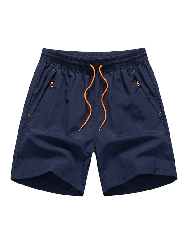 Beach Shorts- Men's Quick-Dry Beach Shorts- Purplish blue navy- Pekosa Women Fashion