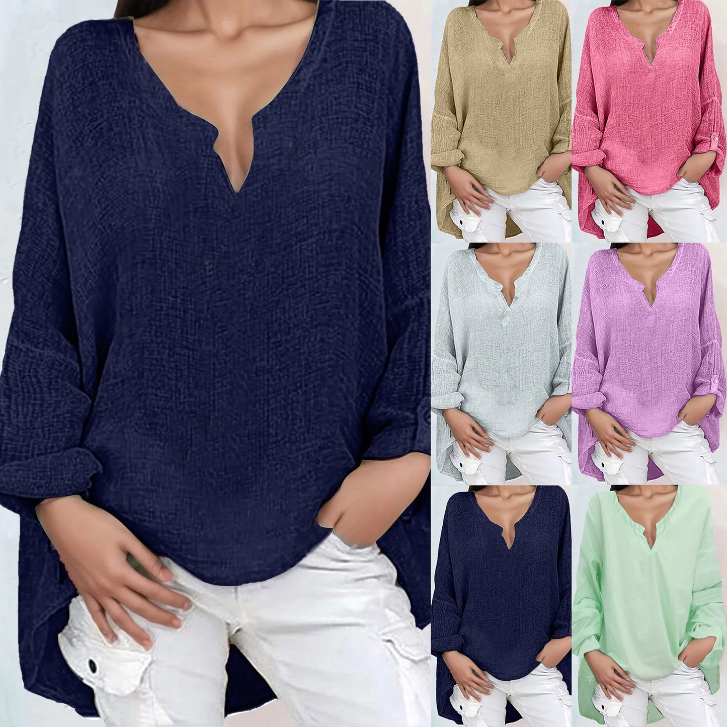 Women's High-Low Blouse for Summer