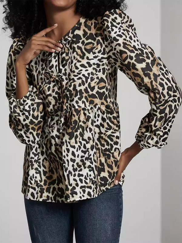 Die ultimative Bluse mit Leopardenmuster