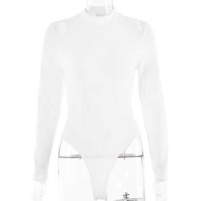 Bodysuits - Long-Sleeve Bodysuit with Adjustable Back