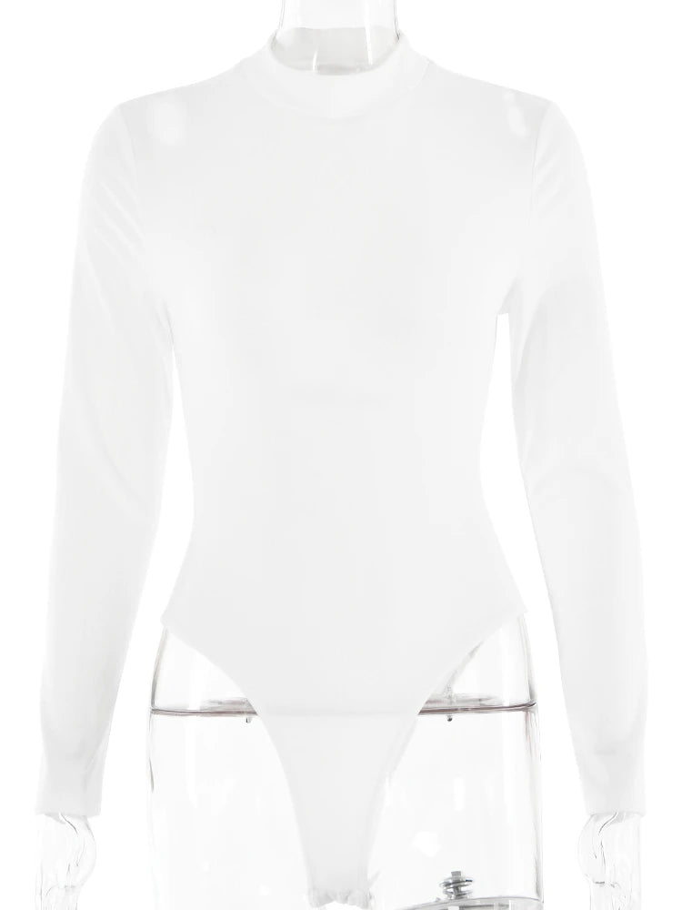 Bodysuits - Long-Sleeve Bodysuit with Adjustable Back