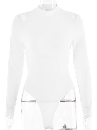 Bodysuits - Long-Sleeve Bodysuit with Adjustable Back