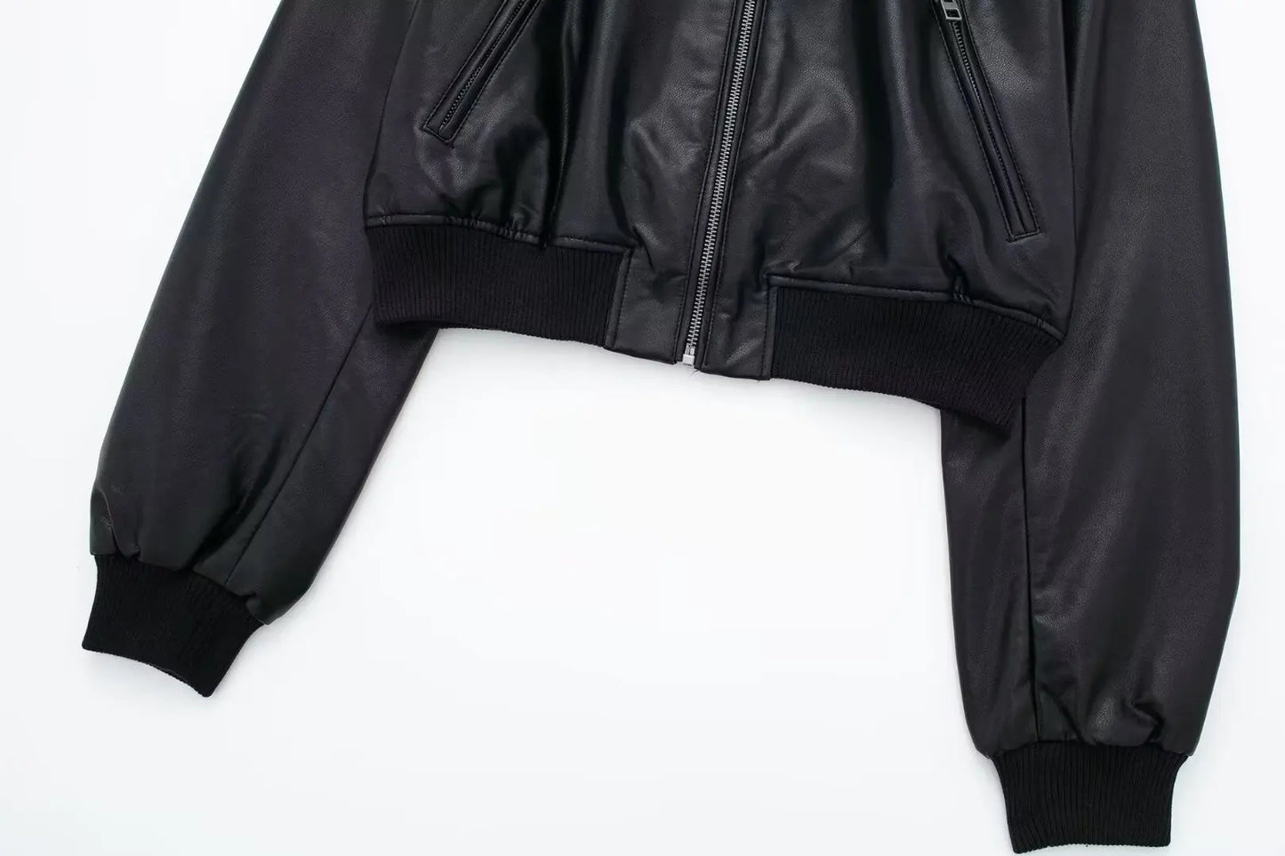 Bomber Jackets - Aviator Leatherette Jacket Urban Suede Bomber