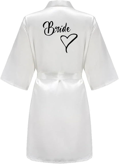 Bridal Shower Party - Custom Bride & Bridesmaid Team Robes