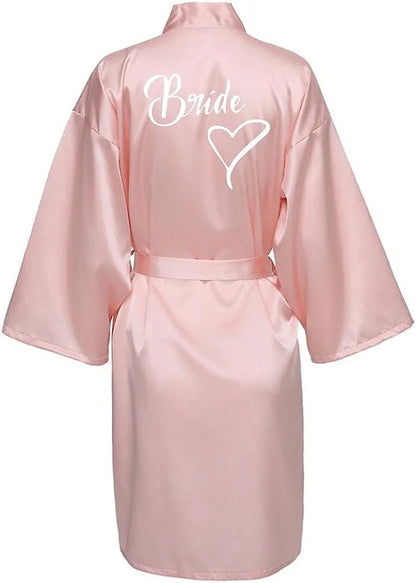 Bridal Shower Party - Custom Bride & Bridesmaid Team Robes