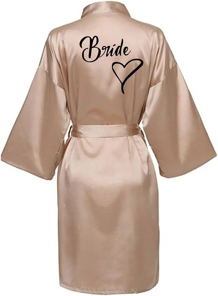 Bridal Shower Party - Custom Bride & Bridesmaid Team Robes