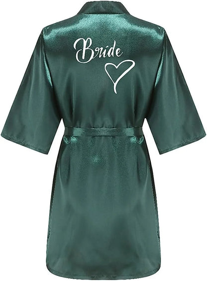 Bridal Shower Party - Custom Bride & Bridesmaid Team Robes