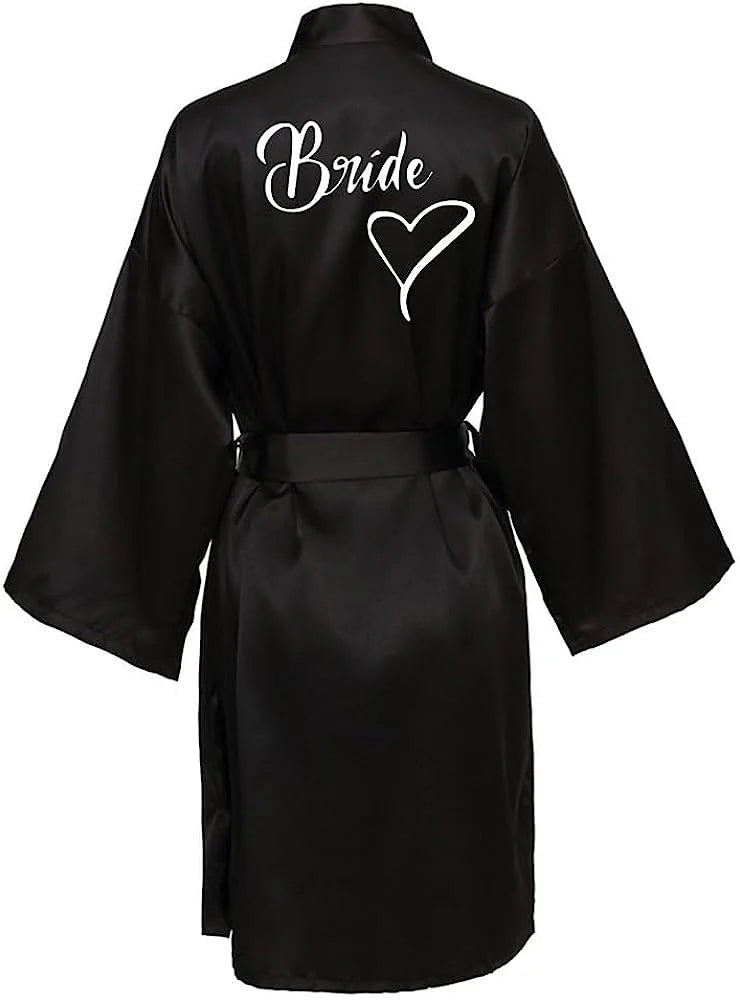 Bridal Shower Party - Custom Bride & Bridesmaid Team Robes