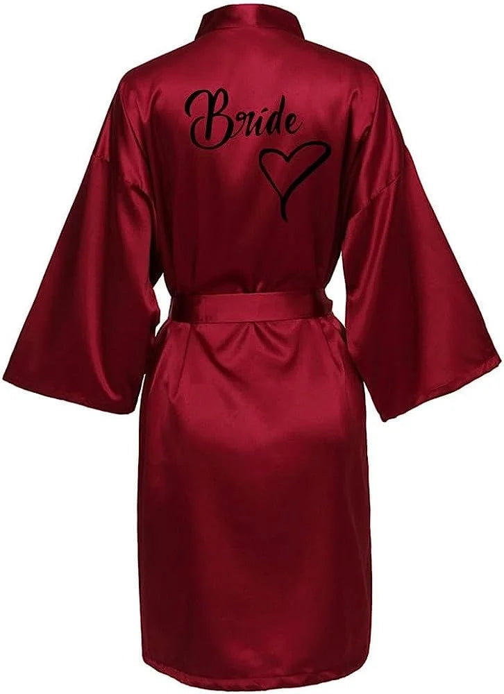 Bridal Shower Party - Custom Bride & Bridesmaid Team Robes