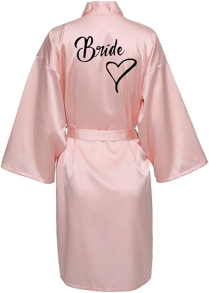 Bridal Shower Party - Custom Bride & Bridesmaid Team Robes