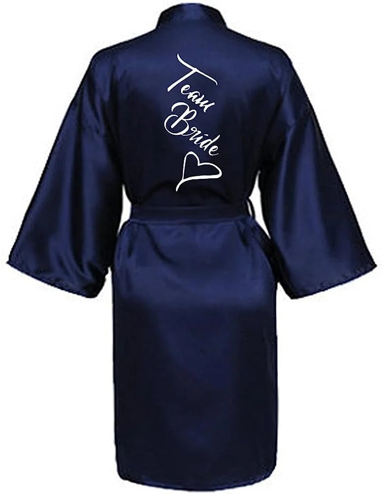 Bridal Shower Party - Custom Bride & Bridesmaid Team Robes