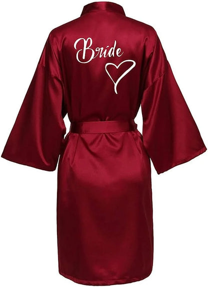 Bridal Shower Party - Custom Bride & Bridesmaid Team Robes