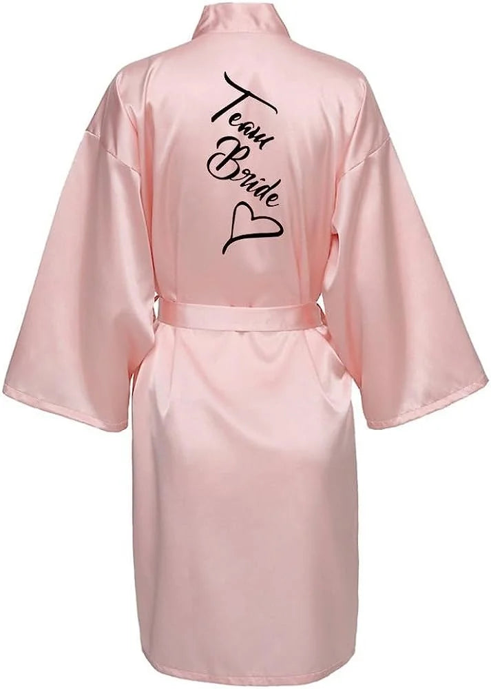 Bridal Shower Party - Custom Bride & Bridesmaid Team Robes