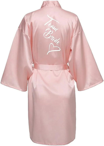 Bridal Shower Party - Custom Bride & Bridesmaid Team Robes