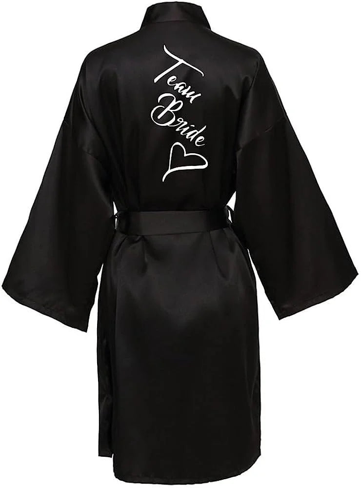 Bridal Shower Party - Custom Bride & Bridesmaid Team Robes