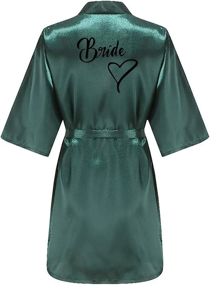 Bridal Shower Party - Custom Bride & Bridesmaid Team Robes