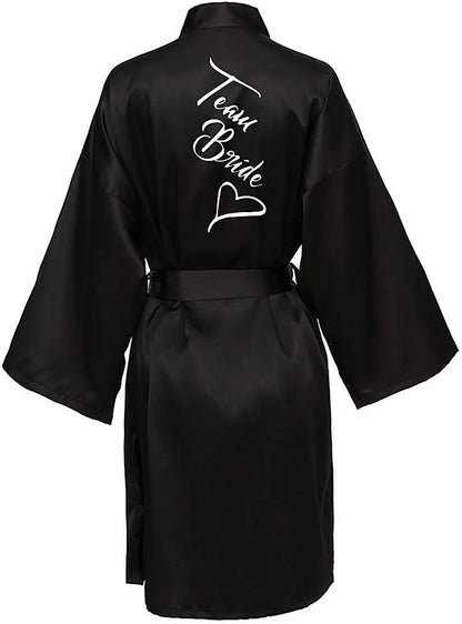 Bridal Shower Party - Custom Bride & Bridesmaid Team Robes