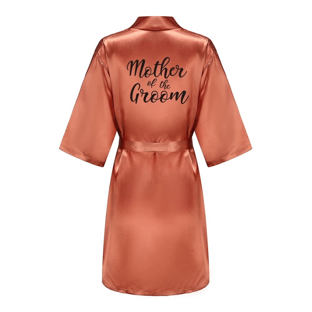 Bridal Shower Party - Personalized Metallic Copper Bridal Party Robes