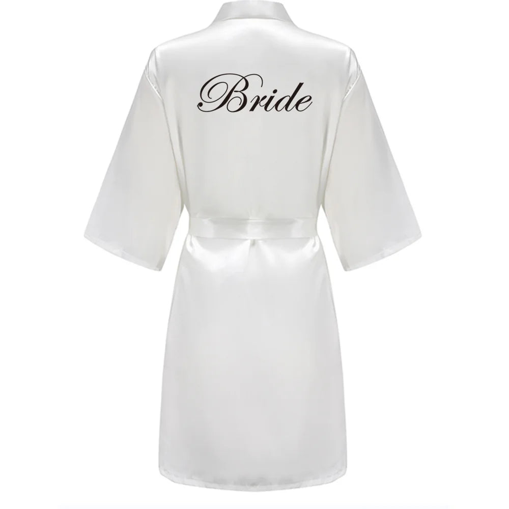 Bridal Shower Party - Personalized Metallic Copper Bridal Party Robes