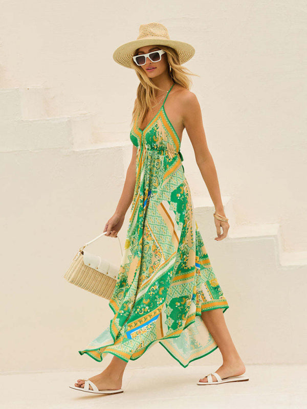 Cami Dresses - Bohemian Midi Dress Vacation Sundress