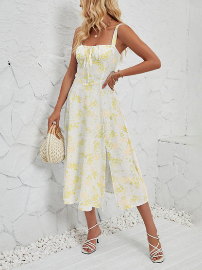 Cami Dresses- Summer Garden Parties Floral A-Line Midi Dress- Pattern6- Pekosa Women Fashion