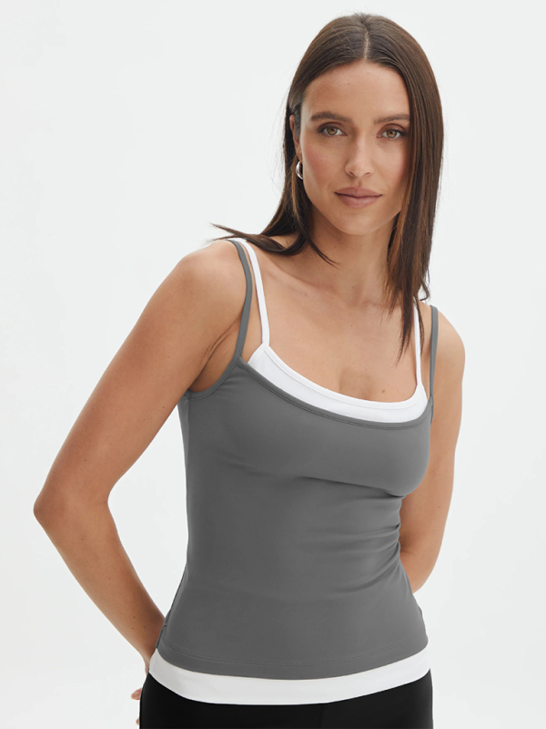 Cami Tops - Dual-Strap Athletic Top - Workout Cami