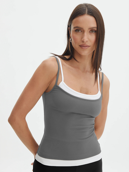 Cami Tops - Dual-Strap Athletic Top - Workout Cami