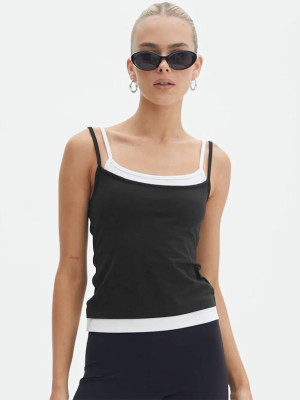 Cami Tops - Dual-Strap Athletic Top - Workout Cami