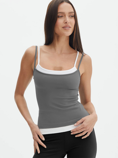 Cami Tops - Dual-Strap Athletic Top - Workout Cami