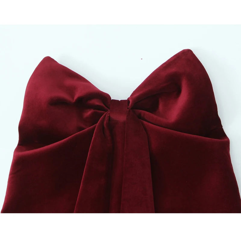 Cami Tops - Velvet Cami with Statement Knot