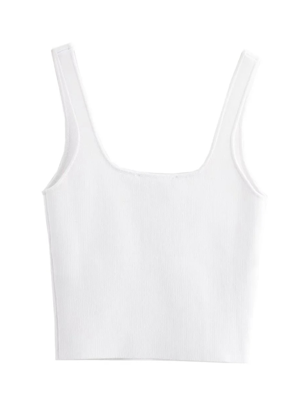 Cami Tops- Women Knitting Crop Tank Top- - Pekosa Women Fashion