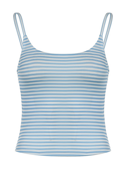 Cami Tops- Women’s Stripe Cami Top for Beach Trips- - Pekosa Women Fashion