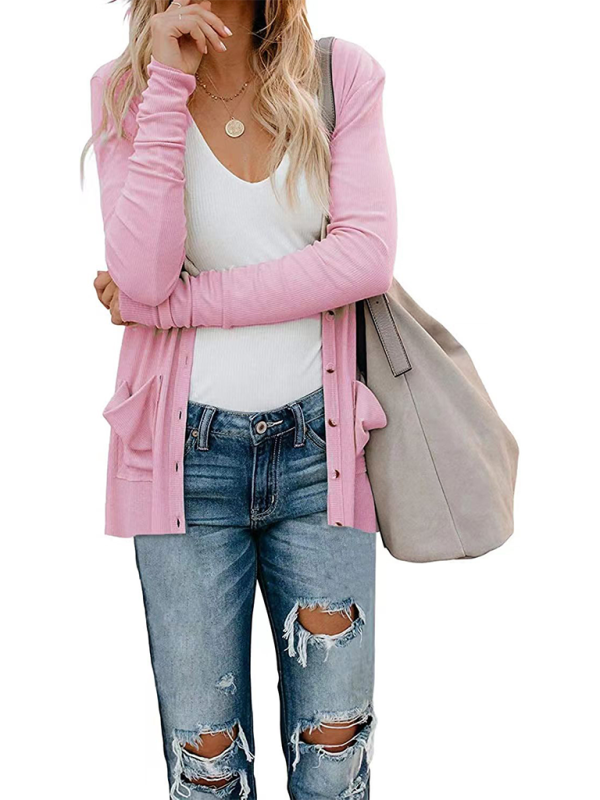 Cardigans- Boyfriend Cardigan for Casual Outings Fall Layering