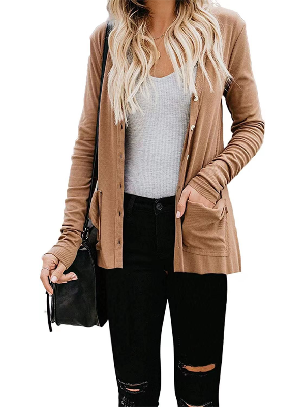 Cardigans- Boyfriend Cardigan for Casual Outings Fall Layering