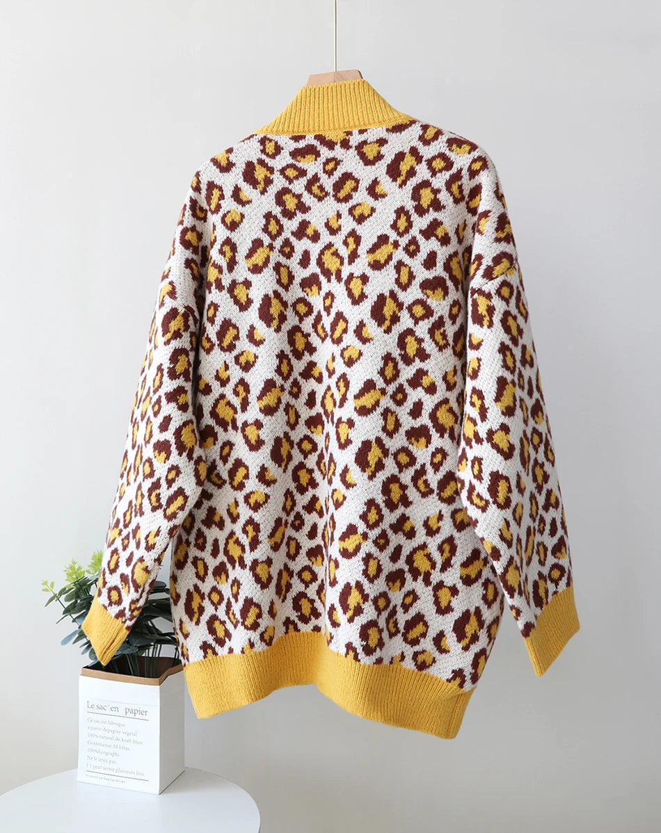 Cardigans - Cozy Chic Leopard Print Cardigan