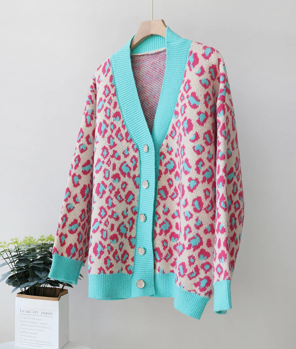 Cardigans - Cozy Chic Leopard Print Cardigan