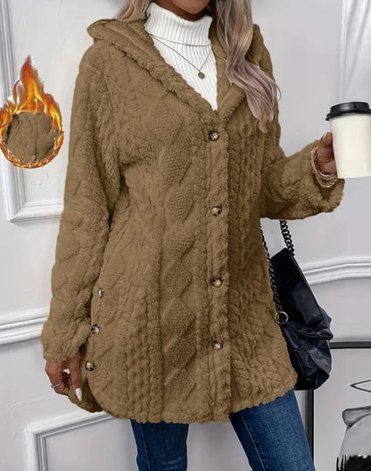 Cardigans - Cozy Comfort Hooded Cardigan