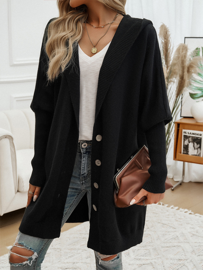 Cardigans- Favorite Fall Longline Hooded Cardigan for Women- - Pekosa Women Fashion