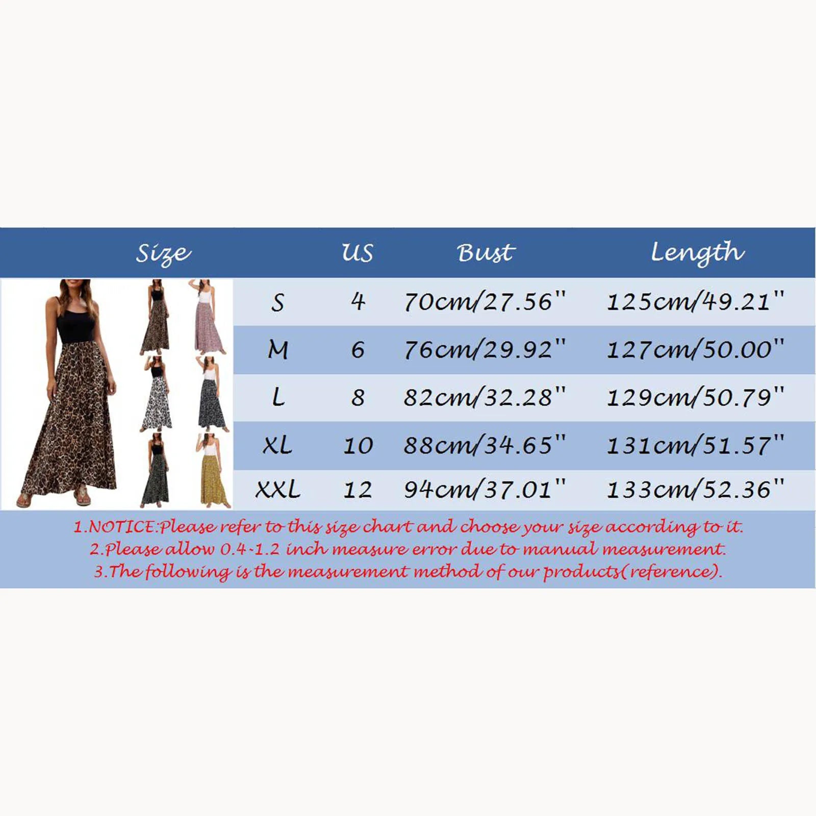 Casual Dresses- Two-Tone Color-Block Leopard Print Maxi Dress- - Pekosa Women Fashion