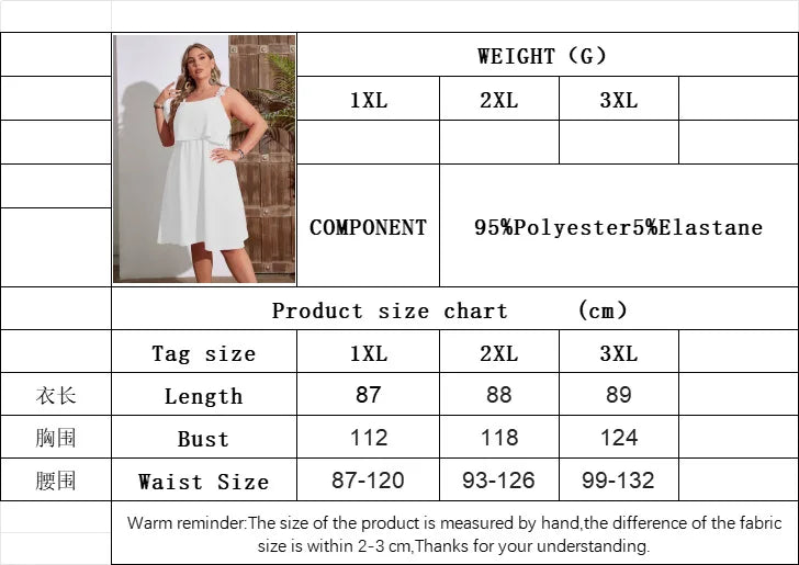 Casual Dresses- Summer Blouson Plus-Size Dress with Lace Detail- - Pekosa Women Fashion