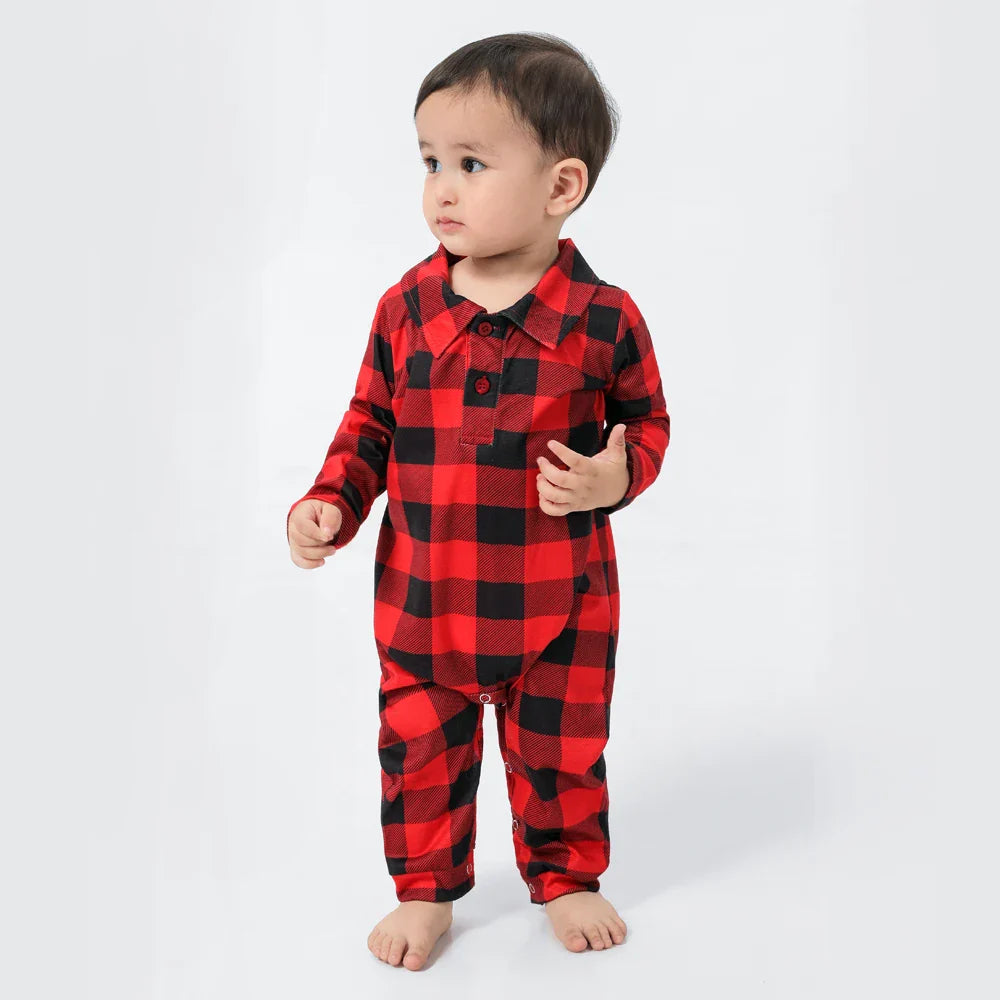 Christmas Outfits- Classic Christmas Plaid Pajama Sets for the Whole Family- - Pekosa Women Fashion