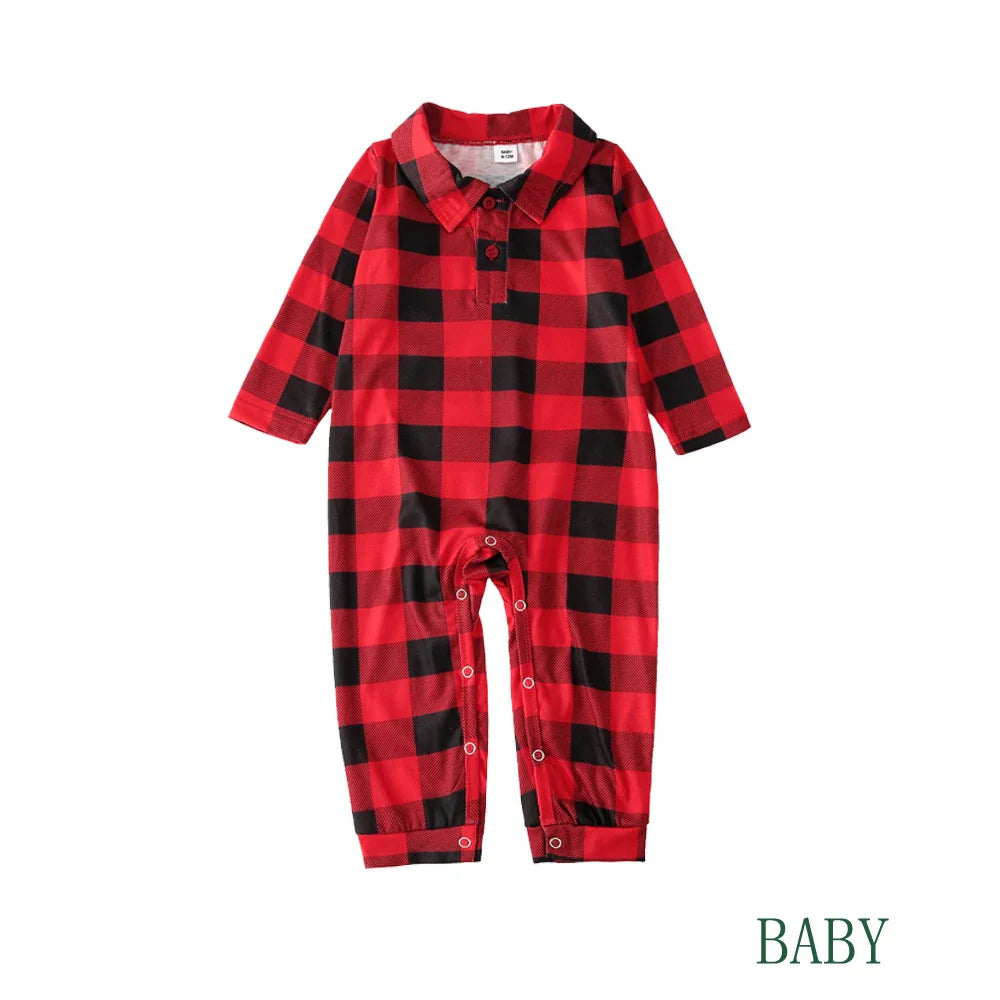 Christmas Outfits- Classic Christmas Plaid Pajama Sets for the Whole Family- - Pekosa Women Fashion