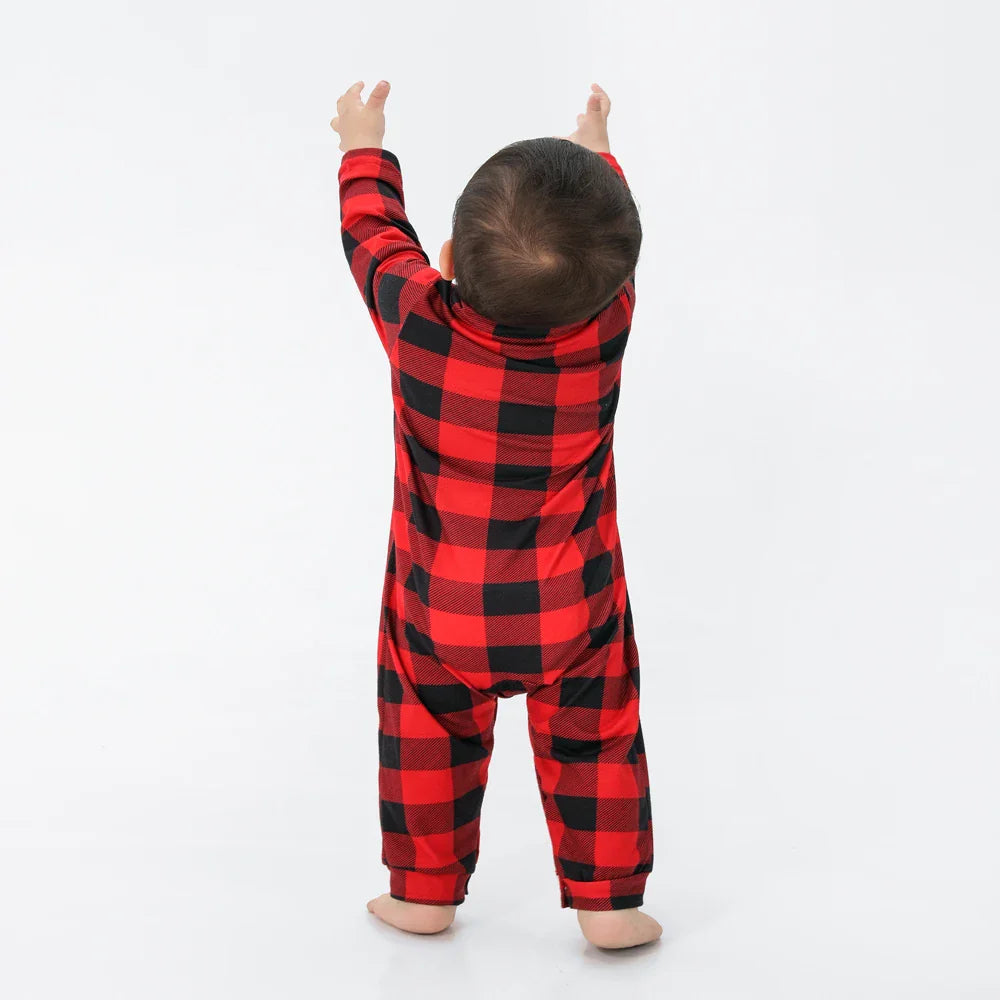 Christmas Outfits- Classic Christmas Plaid Pajama Sets for the Whole Family- - Pekosa Women Fashion