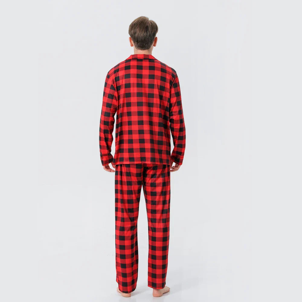 Christmas Outfits- Classic Christmas Plaid Pajama Sets for the Whole Family- - Pekosa Women Fashion