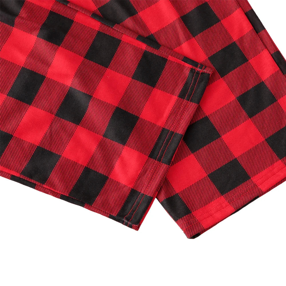 Christmas Outfits- Classic Christmas Plaid Pajama Sets for the Whole Family- - Pekosa Women Fashion