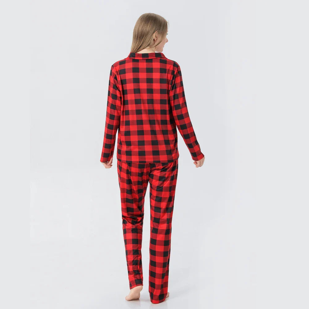 Christmas Outfits- Classic Christmas Plaid Pajama Sets for the Whole Family- - Pekosa Women Fashion