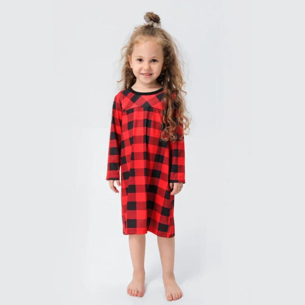 Christmas Outfits- Classic Christmas Plaid Pajama Sets for the Whole Family- - Pekosa Women Fashion