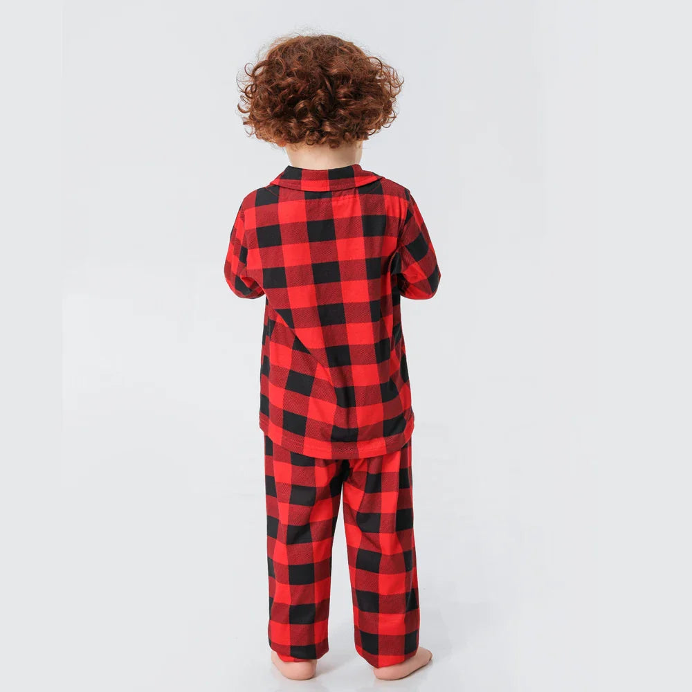 Christmas Outfits- Classic Christmas Plaid Pajama Sets for the Whole Family- - Pekosa Women Fashion