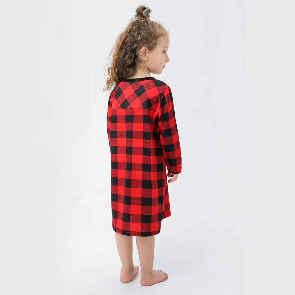 Christmas Outfits- Classic Christmas Plaid Pajama Sets for the Whole Family- - Pekosa Women Fashion