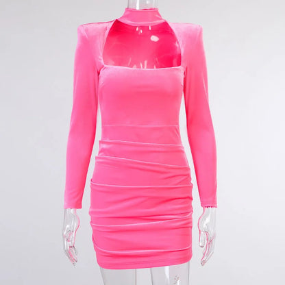 Clubbing Dresses- Structured Bodycon Dress for Parties